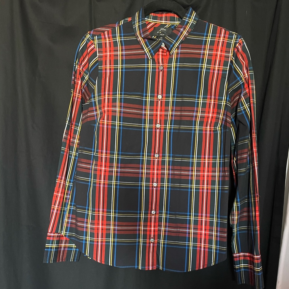 Plaid Button Down - image 1